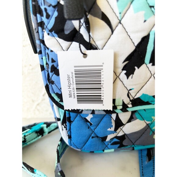 Vera Bradley Mini Hipster Crossbody Bag Camofloral Pattern NEW - Picture 7 of 7
